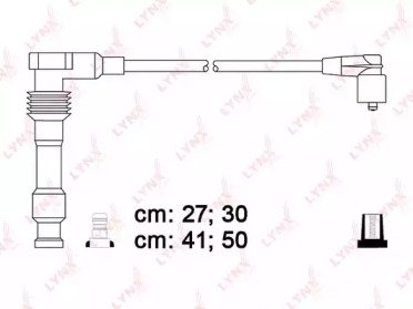 Высоковольтные провода (к-т) OPEL Vectra A 2.0 94- 916