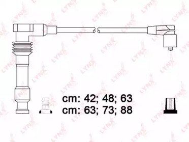 Высоковольтные провода (к-т) OPEL OmegaVectra A-B  917