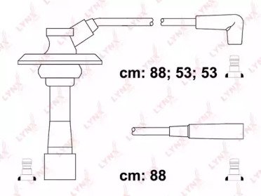 Высоковольтные провода (к-т) SUBARU Forester(EJ20) 111