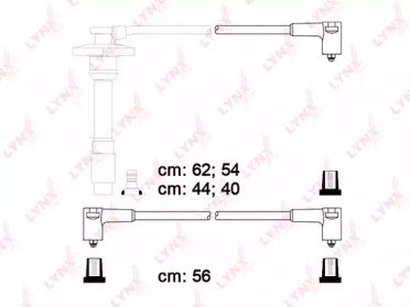 Высоковольтные провода (к-т) TOYOTA Carina E 1.6-1 508