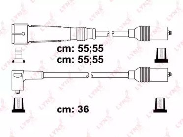 Высоковольтные провода (к-т) AUDI 100 2.0 90-97A4  017