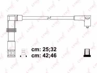 Высоковольтные провода (к-т) AUDI A2 1.4 00>A3 1.8 028