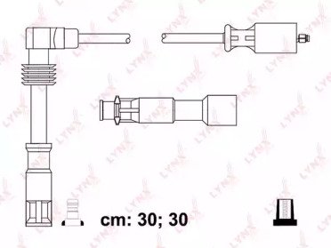 Высоковольтные провода (к-т) AUDI A4 1.8 95-00, VW 030