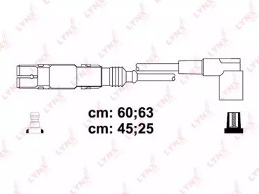 Высоковольтные провода (к-т) AUDI A3 1.6 00>A4 1.6 036