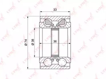 Комплект ступичного подшипника TOYOTA Carina E(T19 132