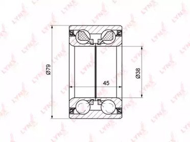 Комплект ступичного подшипника NISSAN X-Trail(T30) 320