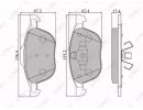 К-т дисков. тормоз. колодок FORD Focus II, Focus C 001