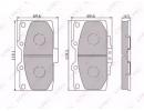 К-т дисков. тормоз. колодок SUBARU Impreza 2.0-2.0 107