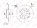 Тормозной диск RENAULT Logan I-II 1.2-1.6 04>  San 123