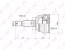 ШРУС MITSUBISHI ASX 2.0 10>  Lancer 2.0 07>  Outla 644