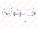 Фильтр топливный LEXUS RX350 08>, TOYOTA Highlande 70M