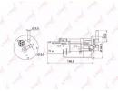Фильтр топливный HONDA Accord(CF3-6, CH9) 1.8-2.3  96M