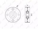 Ролик натяжителя NISSAN Almera(N16) 1.5-1.8 00>, M 014