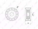 Ролик приводного ремня RENAULT Logan 1.4-1.6 04>,  027