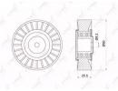 Ролик приводного ремня VW LT 2.5D 96-06, Transport 036