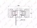 Ролик приводного ремня LADA Largus 1.6 12>, RENAUL 232