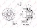 Ступица NISSAN Tiida 1.5-1.8 JPN 04>, Cube(Z11, 2) 011