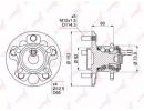 Ступица TOYOTA Auris(E15, 8) UK 1.33-2.0D 07>, Cor 089