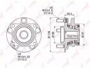 Ступица MITSUBISHI Chariot Grandis 3.0 97-03, Diam 112