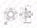 Ступица HONDA Accord 3.0 98-03, Civic VII 1.4-2.0  152