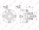 Ступица KIA Sephia(FA) 1.5-1.8 93-97, Shuma, Spect 202