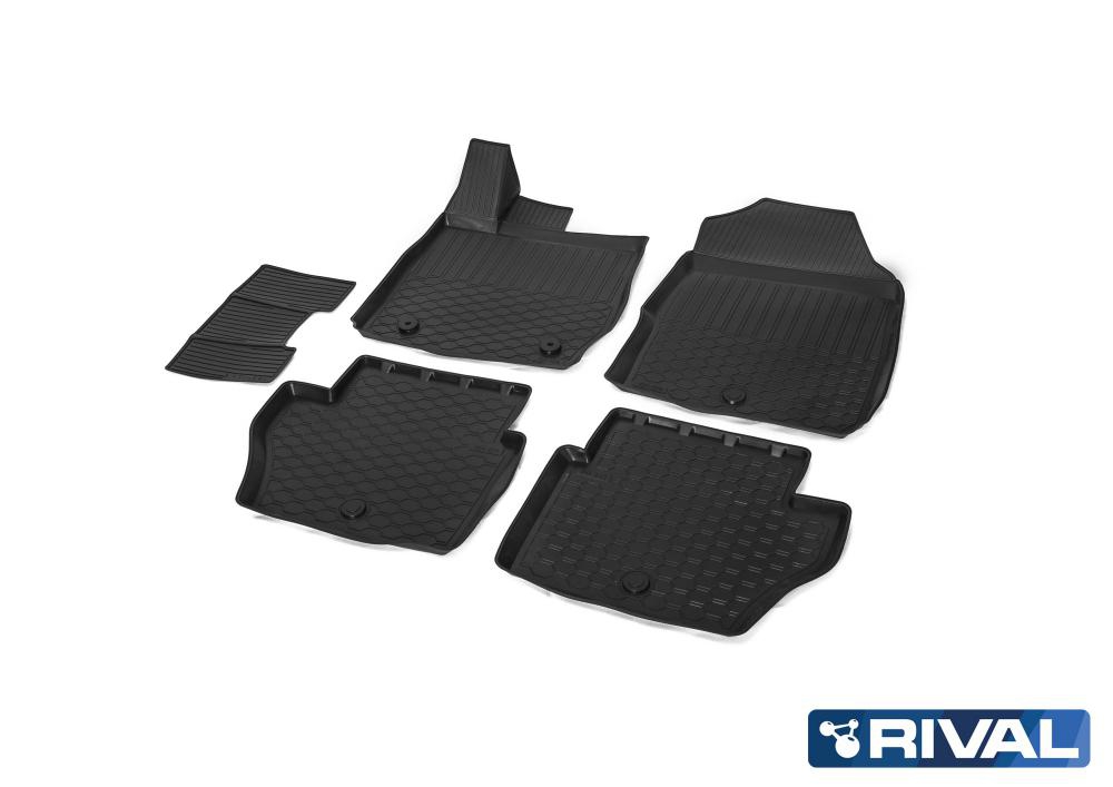 Комплект резиновых автомобильных ковриков Ford Fie 05001