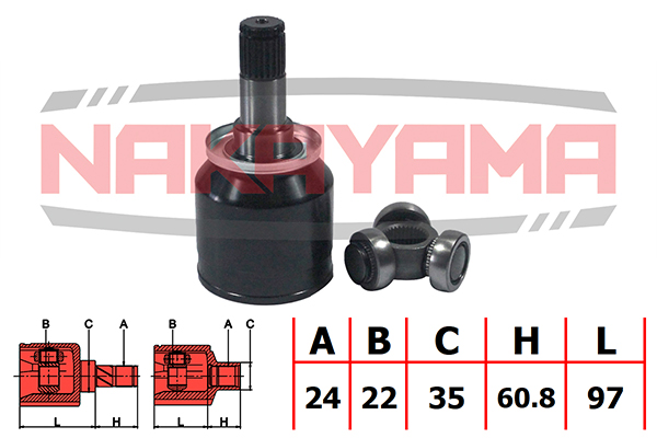 ШРУС внутренний LADA Samara 24X35X22