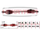 Приводной вал      2004- D412NY