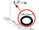 Уплотнительное кольцо 8x12x2мм топливной форсунки TOYOTA