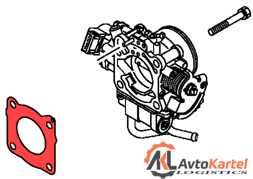 Прокладка дроссельной заслонки MITSUBISHI L200, Carisma, Pajero, Montero