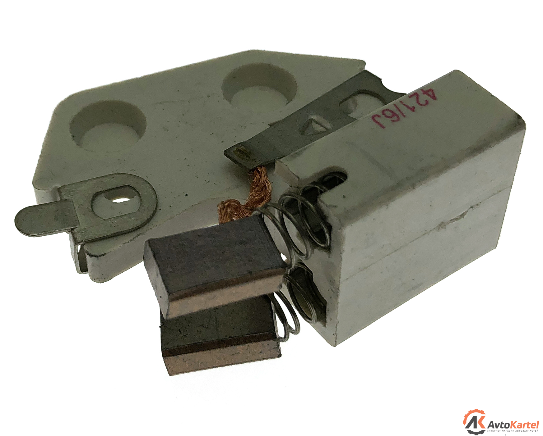 Комплект щеток генератора в сборе с держателем