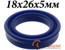 Манжета 18х26х5мм гидроцилиндра PU UHS