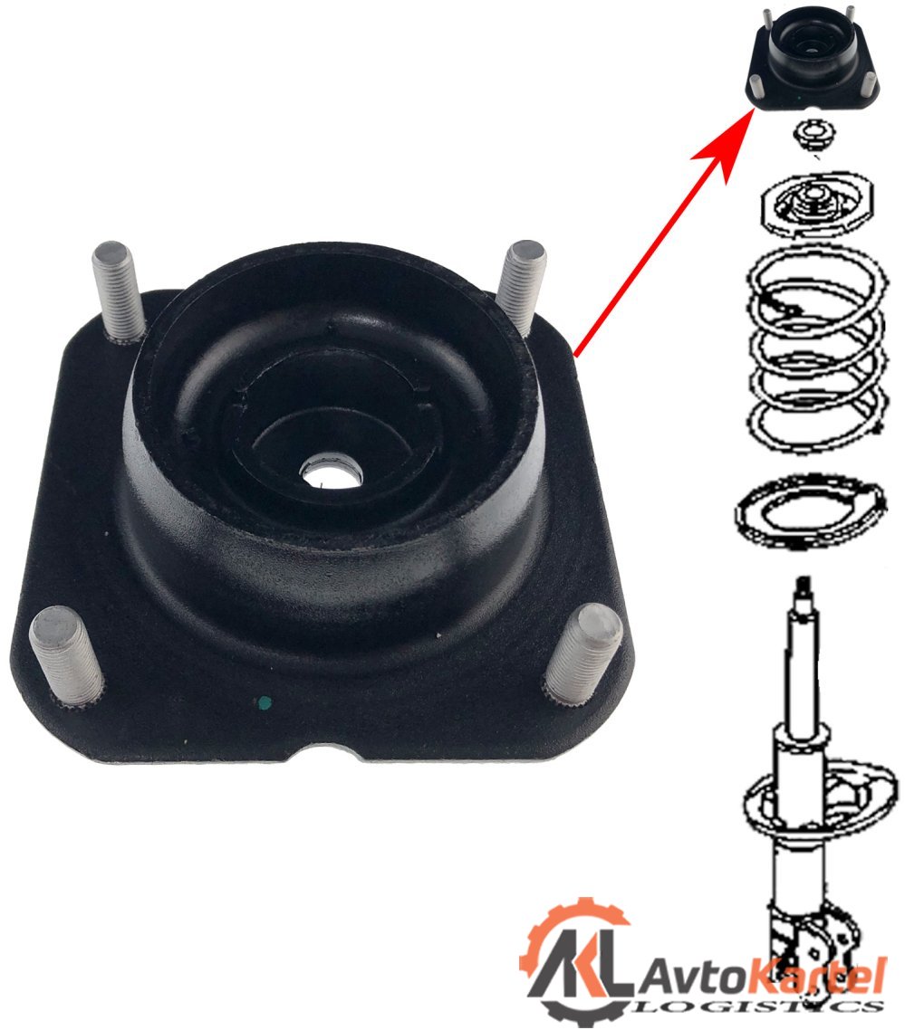 Опора переднего амортизатора MAZDA 626 GF 97-02, MPV 99-06