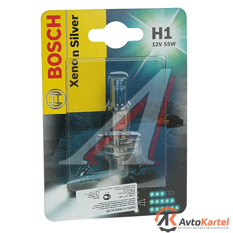 Bosch H1 +50% Xenon Silver