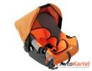Автокресло детское SIGER ЭГИДА ЛЮКС, (0+), 0-13 кг, оранжевый